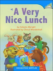 Houghton Mifflin Readers Kindergarten Beyond Level - A Very Nice Lunch