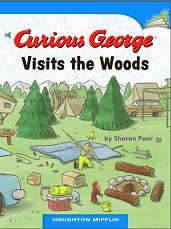 Houghton Mifflin Readers Kindergarten Beyond Level - Curious George Visits the Woods