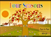 Litter Fox Stories Flash for Kids 6 - Four Seasons