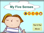 Litter Fox Stories Flash for Kids 6 - My Five Senses