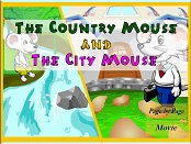 Litter Fox Stories Flash for Kids 32 - The Country Mouse and The City Mouse