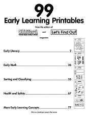 Scholastic - 99 Early Learning Printables Pre-K - Grade 1 Scholastic - 99 Early Learning Printables Pre-K - Grade 1