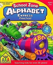 School Zone Alphabet Express Preschool CD-ROM