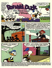 Donald Duck in The Hard Loser by Walt Disney Donald Duck in The Hard Loser by Walt Disney