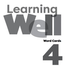 Learning Well 4 Flashcards Word Cards