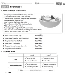 Learning Well 4 Worksheets