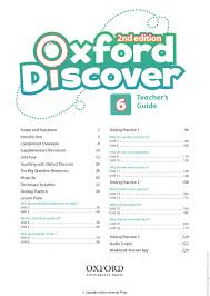 Oxford Discover 2nd Edition 6 Teachers Guide