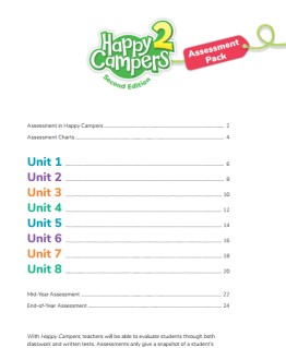 Happy Campers Second Edition 2 Assessment Pack Tests Book