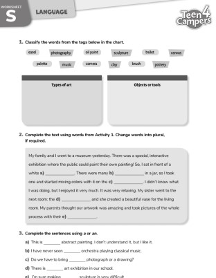 Teen Campers 4 Resources