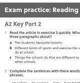 Gateway to the World A2 Exam Practice Reading