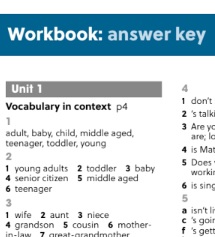 Gateway to the World B1 Workbook Answer Keys