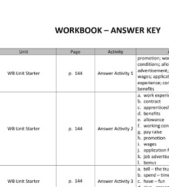 InstaEnglish 4 Workbook Keys InstaEnglish 4 Workbook Keys