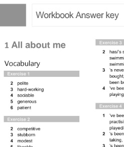 Get Involved B2 Workbook Answer Keys