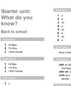 Get Involved American Intro Students Book Answer Keys