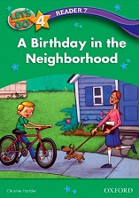 Lets Go Reader Level 4 Reader 7 - A Birthday in the Neighborhood (Ebook-Audio)