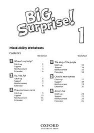 Big Surprise 1 Worksheets