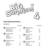 Big Surprise 4 Worksheets