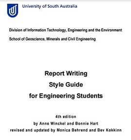 Report Writing Style Guide for Engineering Students 4th Edition Report Writing Style Guide for Engineering Students 4th Edition