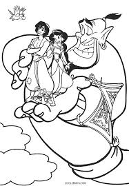 Disney Kids Pictures For Colouring - Aladdin Disney Kids Pictures For Colouring - Aladdin