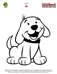 Disney Kids Pictures For Colouring - Clifford