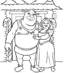 Disney Kids Pictures For Colouring - Shrek