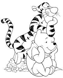 Disney Kids Pictures For Colouring - Winnie Pooh Disney Kids Pictures For Colouring - Winnie Pooh
