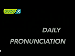 Daily Pronunciation - Letter A Video Daily Pronunciation - Letter A Video