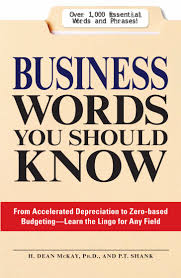 Business Words You Should Know Business Words You Should Know
