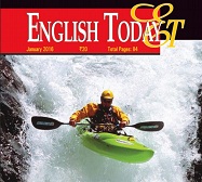 English Today January 2016 English Today January 2016