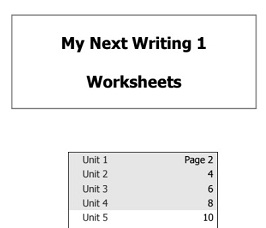 My Next Writing 1 Worksheet My Next Writing 1 Worksheet