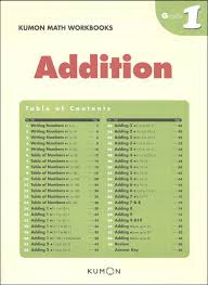 Kumon Math Workbooks - Addition Grade 1