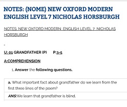 New Oxford Modern English 7 Exercise New Oxford Modern English 7 Exercise