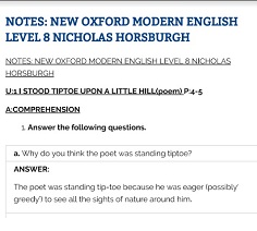 New Oxford Modern English 8 Exercise New Oxford Modern English 8 Exercise