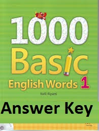 1000 Basic English Words 1 Answer Key