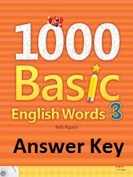 1000 Basic English Words 3 Answer Key
