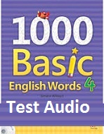 1000 Basic English Words 4 Tests Audio