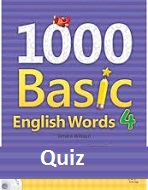 1000 Basic English Words 4 Quiz