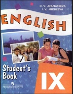 English IX Students Book by OV Afanasjeva and IV Mikheeva