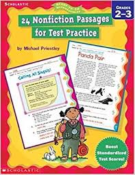 24 Nonfiction Passages for Test Practice Grades 2-3 by Michael Priestley