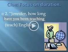 Video English Grammar Lessons with Jennifer ESL Lesson 06e - PRESENT PERFECT