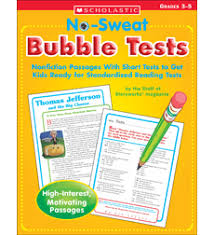 Scholastic No-Sweat Bubble Tests