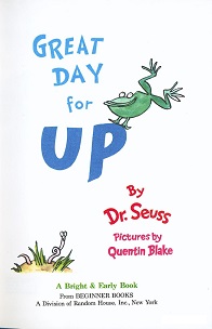 Dr. Seuss Great Day For Up Dr. Seuss Great Day For Up