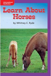 MACMILLAN Leveled Readers Grade 1 Animals - Learn About Horses MACMILLAN Leveled Readers Grade 1 Animals - Learn About Horses