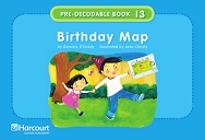 Pre-Decodable Books 13 - Birthday Map Pre-Decodable Books 13 - Birthday Map