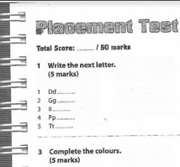 Cosmic Kids 1 Test pair work quiz writing model and extra practice with answers