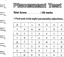 Cosmic Kids 3 Test pair work quiz writing model and extra practice with answers