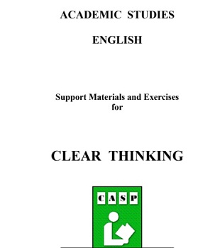 Academic Studies English - Clear Thinking