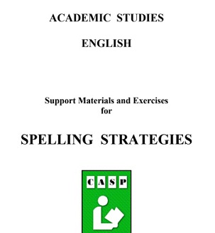 Academic Studies English - Spelling Strategies