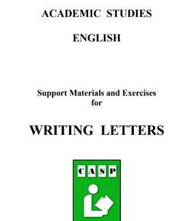 Academic Studies English - Writing Letters