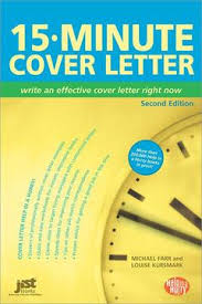 15 Minute Cover Letter Write Second Edition 15 Minute Cover Letter Write Second Edition